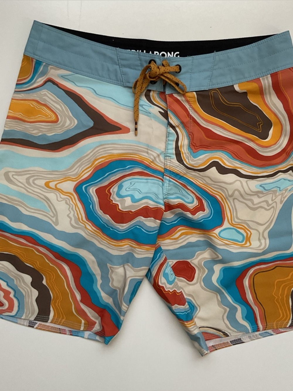 Billabong Sz 28 (16) Board Shorts/Swim Trunks, Multi-Colored Unique Design